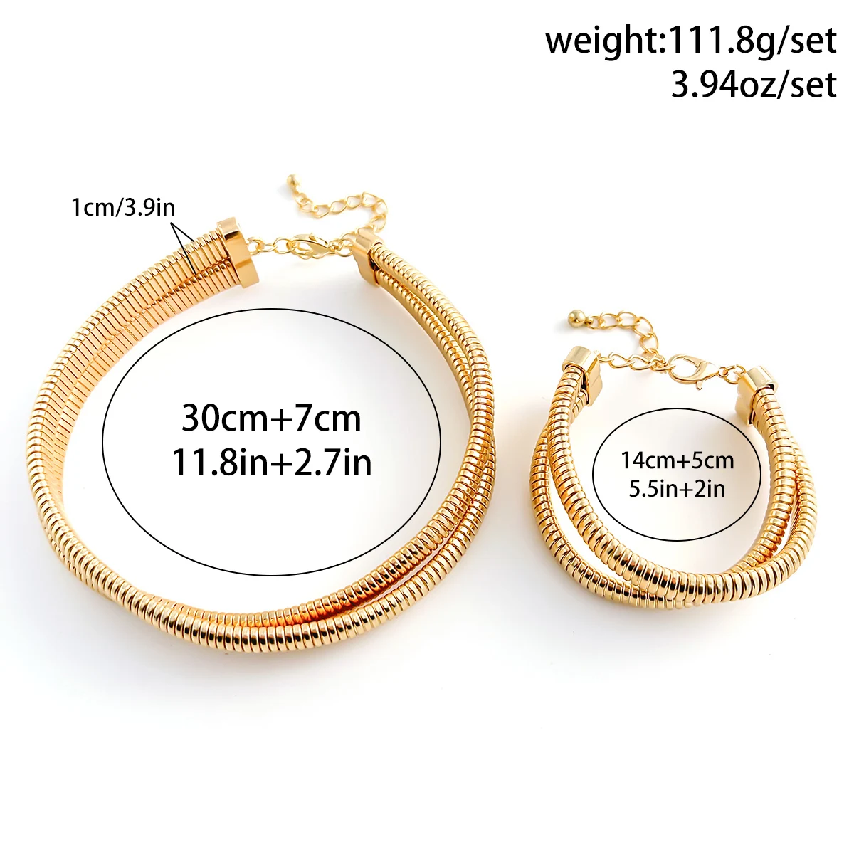 Комплект украшений в стиле панк