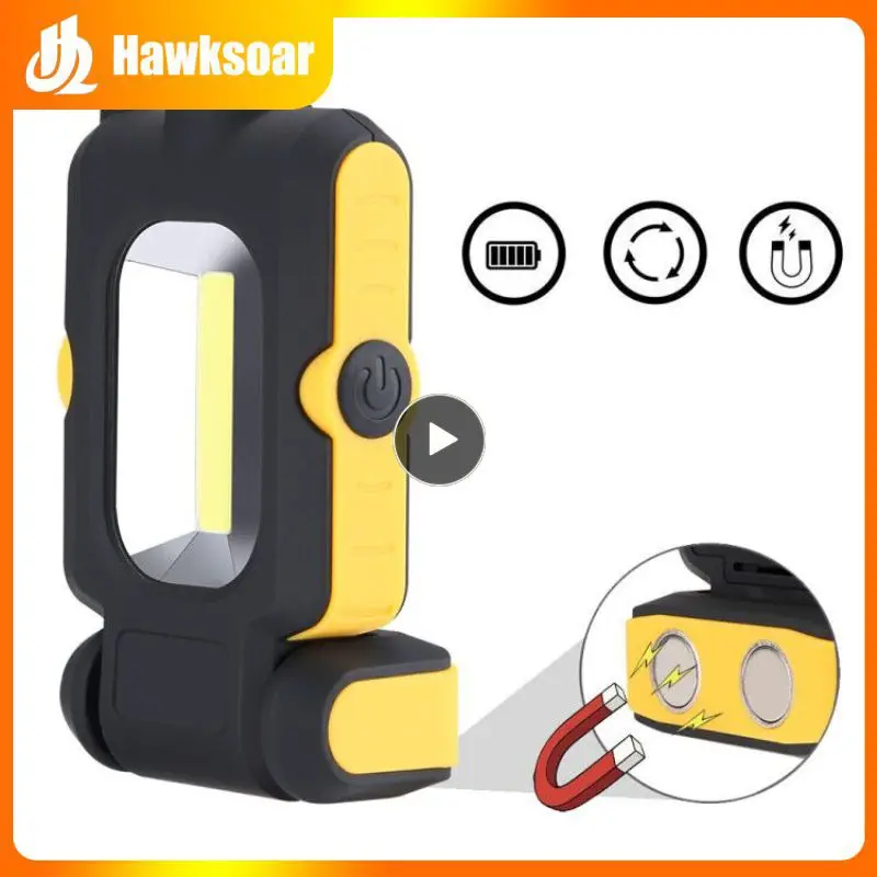

Mini Auto Car Repair Light Magnet COB LED Flashlight Auto Car Repair Lamp 3 Modes Battery Operated Working Lamp Car Repair Tools