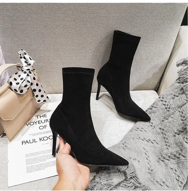 

Новинка, модные женские ботильоны из искусственной кожи, Женская универсальная обувь на молнии, теплые Универсальные ботинки для весны и осени