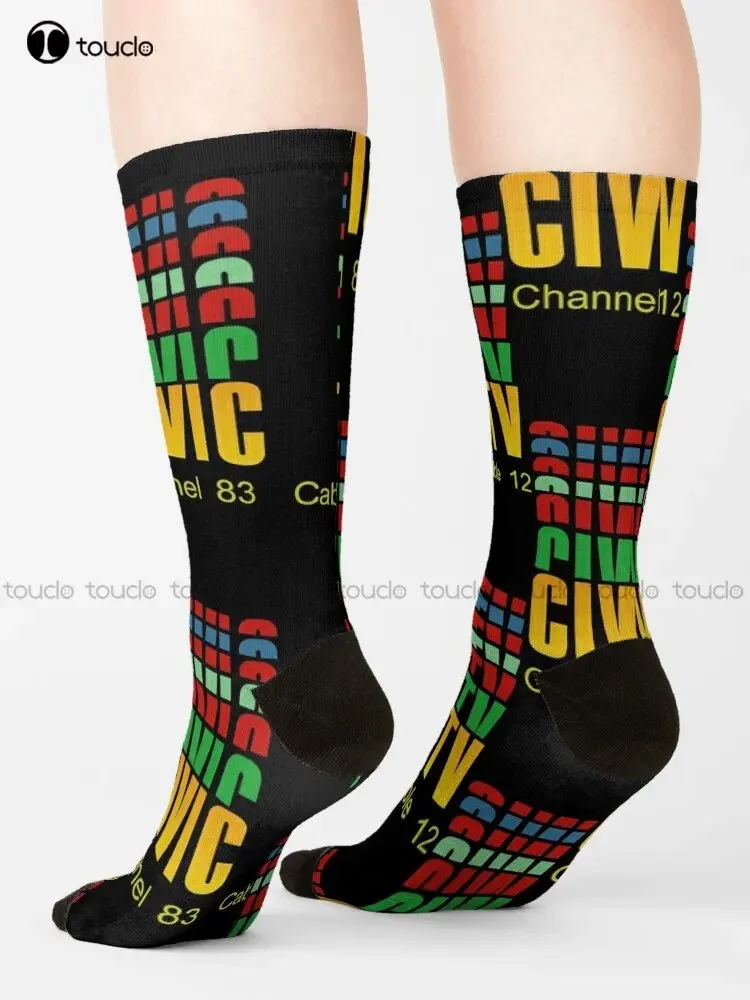 Носки Civic TV Channel 83 12 видеодром черные носки мужские персонализированные унисекс