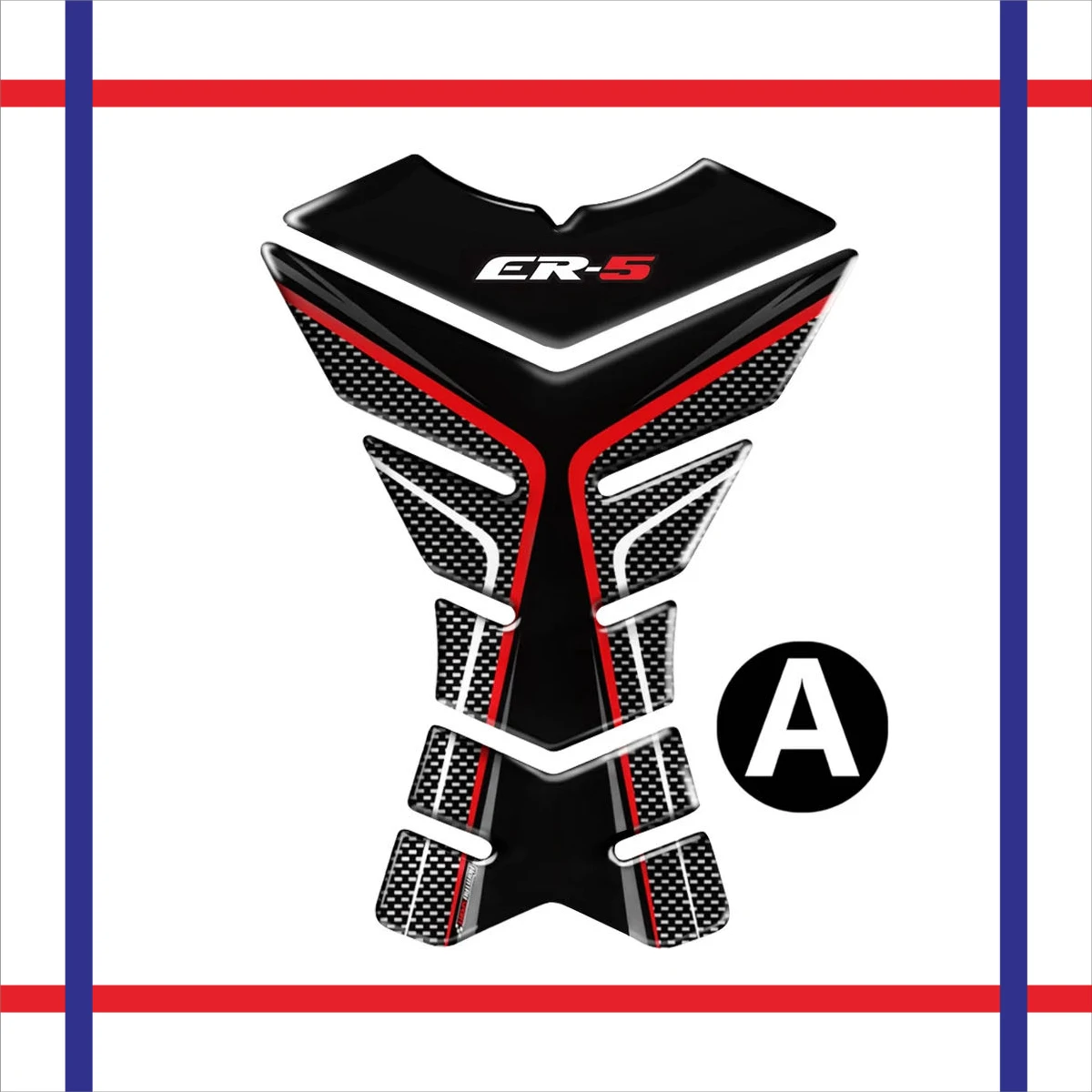 3D мотоциклетный бак защитная наклейка чехол для KAWASAKI ER-5 ER5 ER500