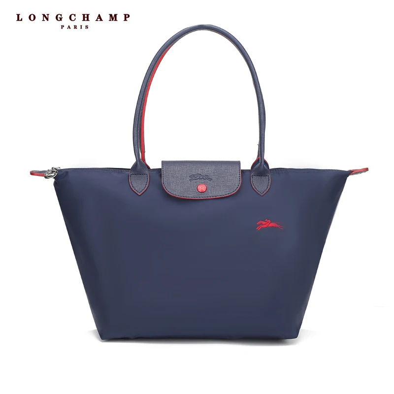 

Longchamp Bags Classic brand women 2022 genuine leather foldable waterproof nylon large storage Horse bags 70th anniversary