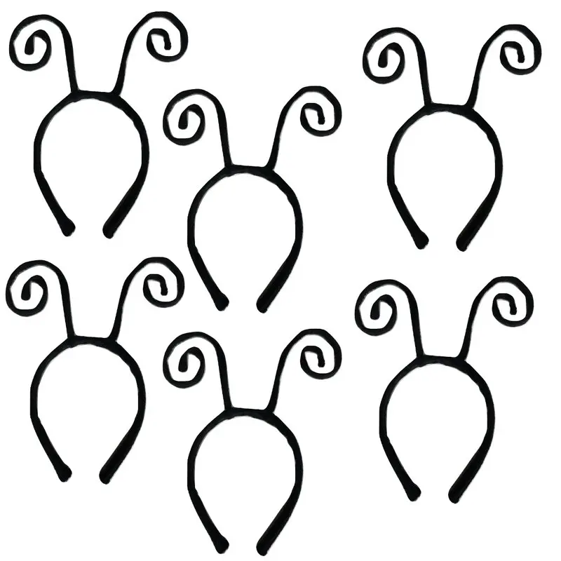 

Black Velvet Bug Antenna Headband Costume Accessory Lot, One Size