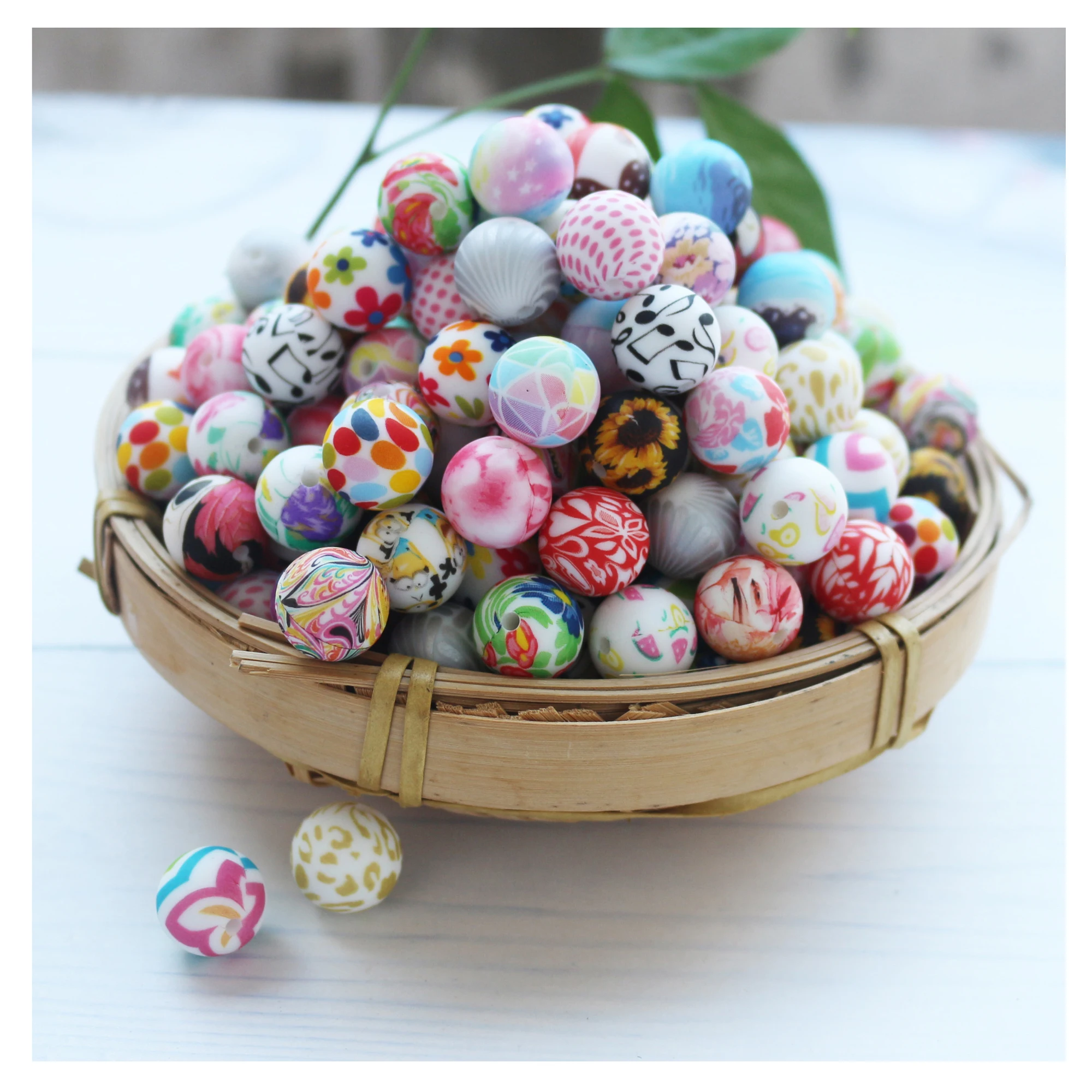 

10 шт., силиконовые жевательные игрушки для кормления, 15 мм