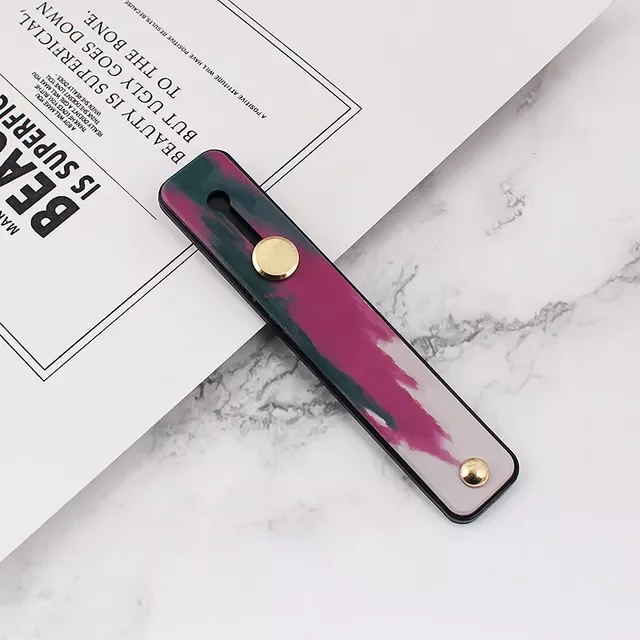 

Ring Phone Holder Candy Plain Color Wrist Band Hand Band Finger Grip Push Pull Universal Mobile Phone Holder Stand