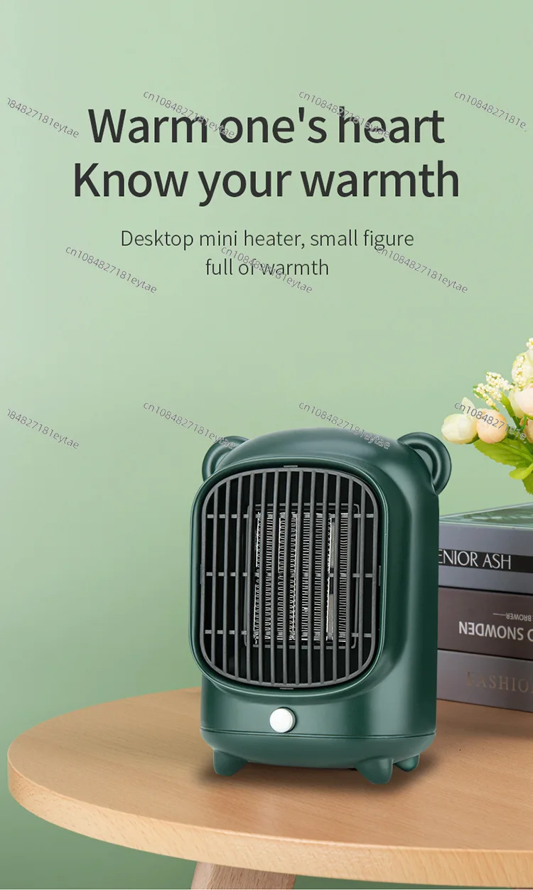 Настольный мини-нагреватель PTC быстрый нагрев настольный бесшумный обогреватель