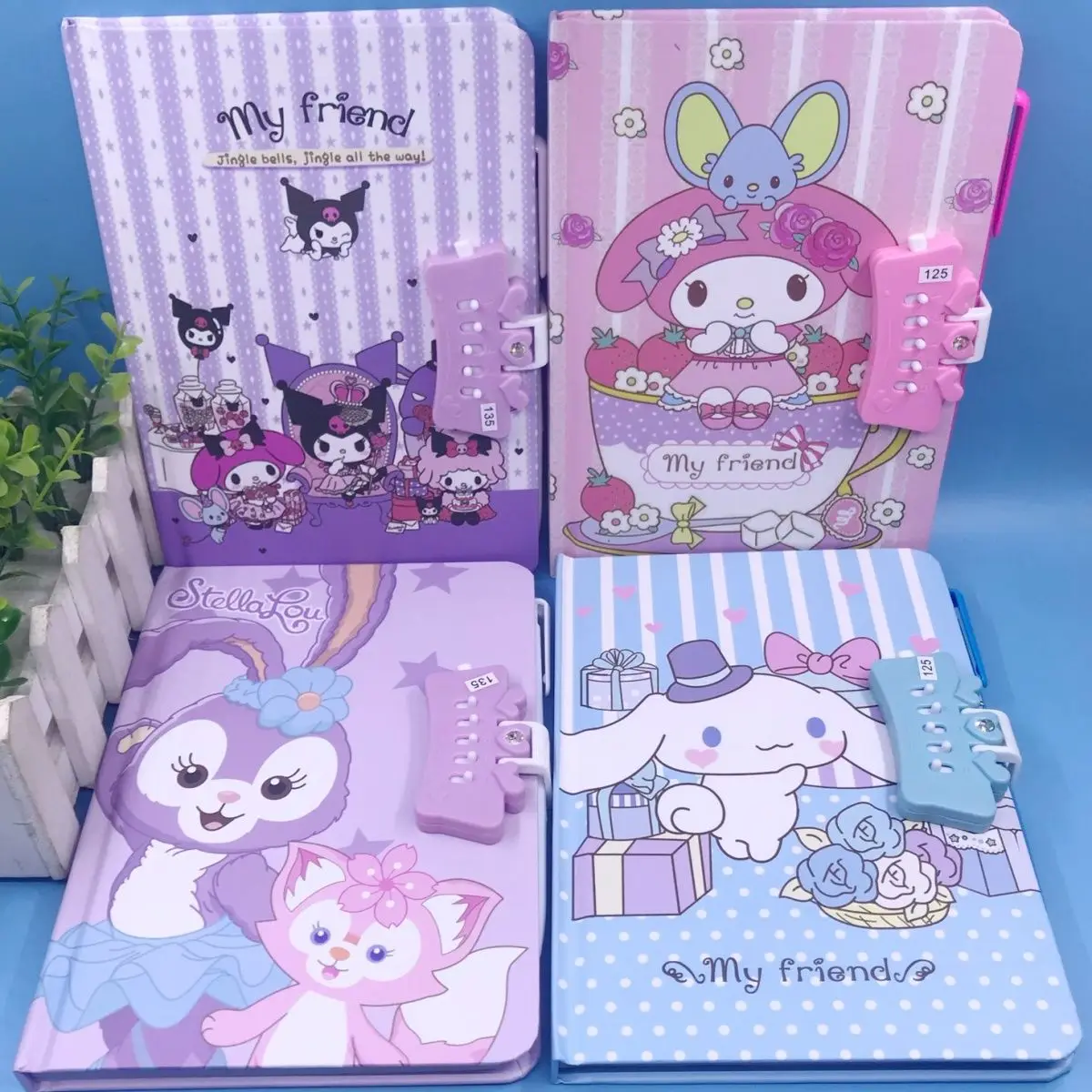 

Anime Kawaii Sanrioed Book Kuromi Mymelody Student Password Notes Diary Stationery Office Conference Record Manual Ledger Gift