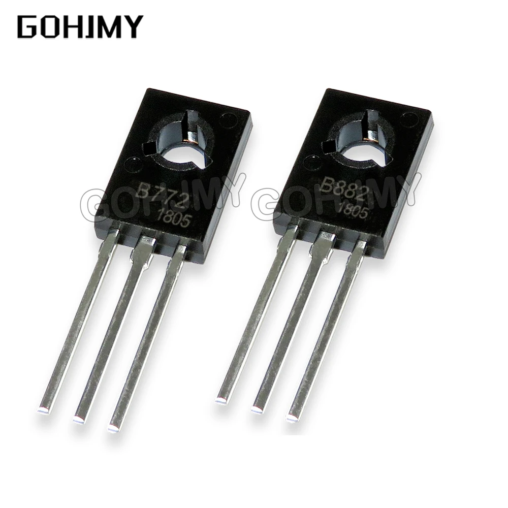 10 шт. 2SB649 2SD669 2SB772 2SD882 TO-126 TO126 B649 D669 B772 D882