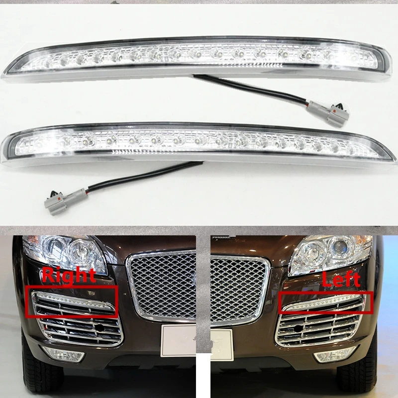 

Front Bumper Driving Lamp Car Styling Daytime Light For Hawtai Boliger B35 2012 2013 2014 2015 2016 2017