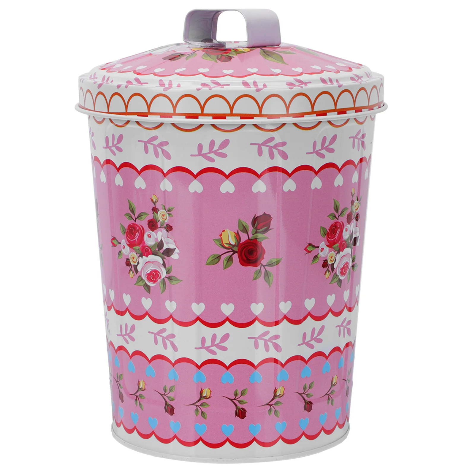 

Tin Jar Cookie Metal Canister Storage Container Treat Box Tea Dog Candy Kitchen Jars Tinplate Tins Coffee Farmhouse Canisters