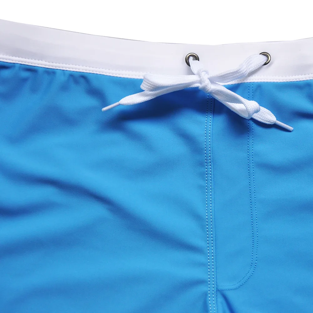Men Swim Trunk Swimming Shorts Swimsuit Swimwear Boardshort with Pocket Quick Dry Beach Boxer Briefs Square Cut Bathing Suits