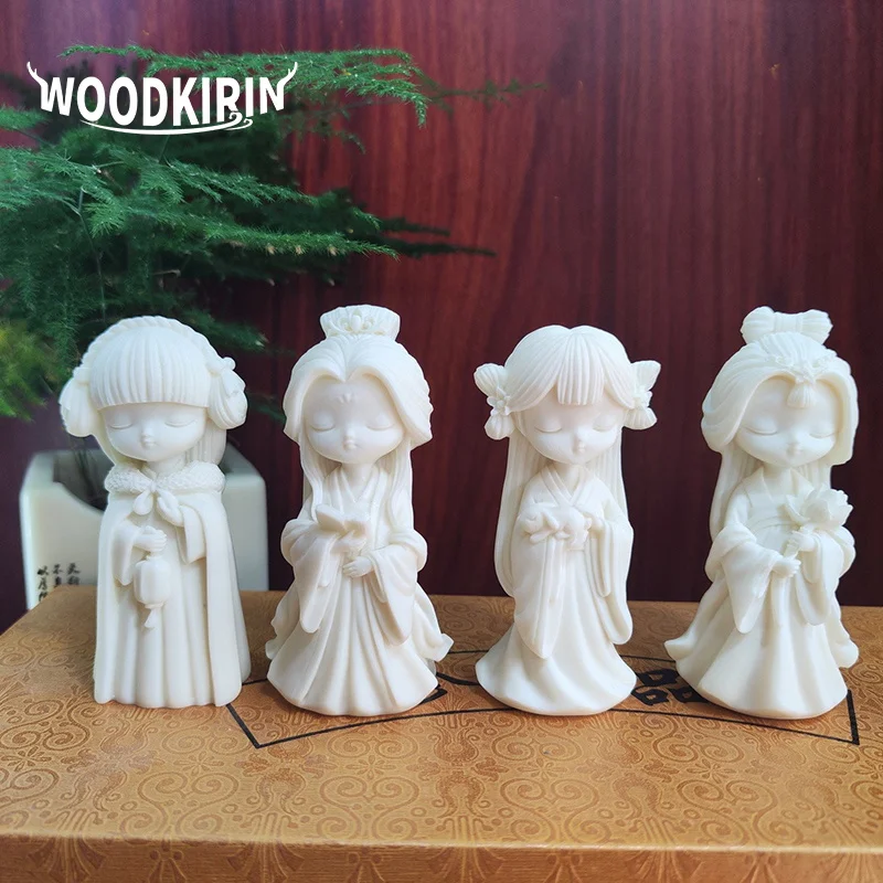 

Ancient Four beautiful women Characters Small Figurine Resin Art Sculpture Cute home, room, office decoration Free delivery
