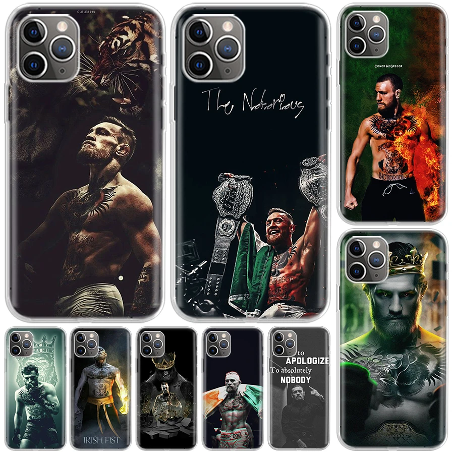 Чехол Conor McGregor для iPhone 11 14 13 Pro 15 Ultra 12 Mini Apple Phone X XR XS Max 7 Plus 8 6S SE