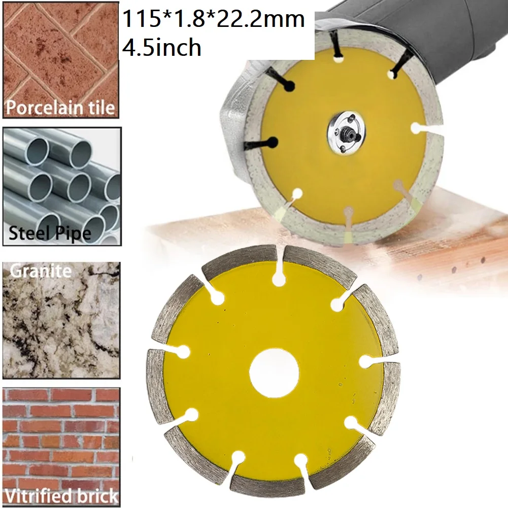 

High Qulity Newest 2022 Brand New Saw Blades Diamond Blades Diameter 115mm Diamond Dry-Cut Disc 1.8mm