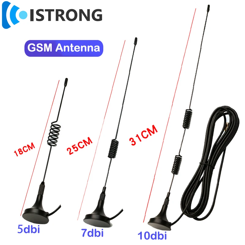 GSM Antenna Outdoor Router 700-2700MHz 10dbi High Gain SMA Male Connector 2G 3G 4G Magnetic Sucker Antenna 3 Meters Cable RG174
