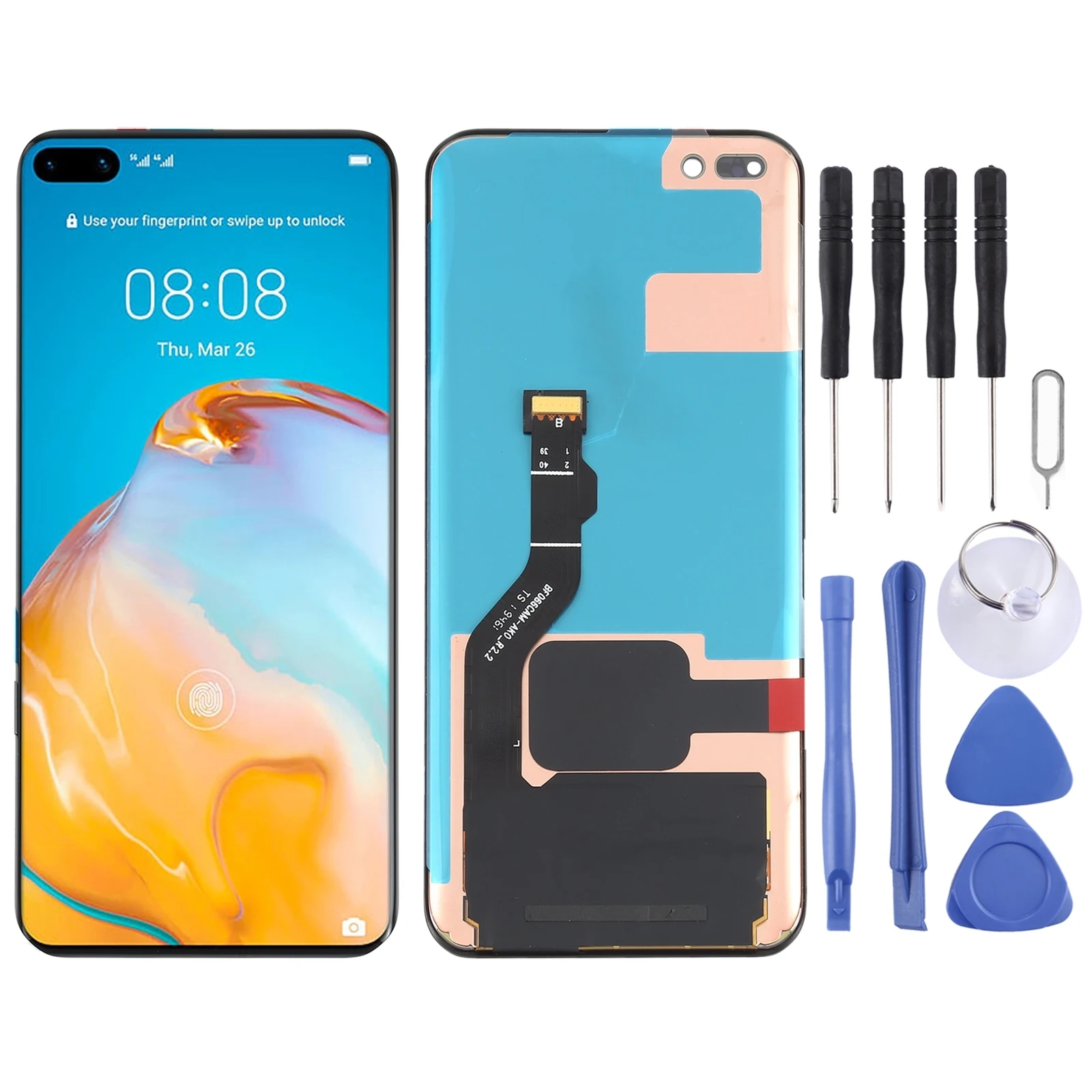 

Оригинальный OLED ЖК-экран для Huawei P40 Pro с дигитайзером в сборе