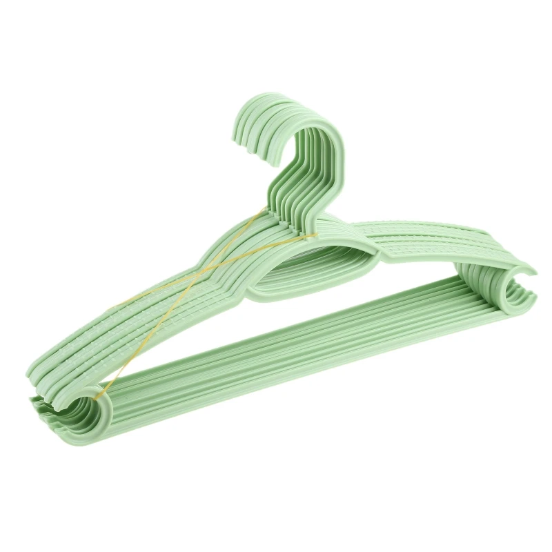 

10 шт., Нескользящие пластиковые вешалки для одежды