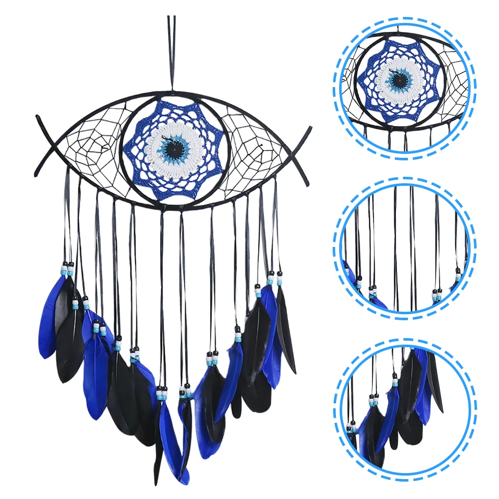 

Evil Eyes Feathers Dream Catcher Wall Hanging Dream Catcher Hanging Decor