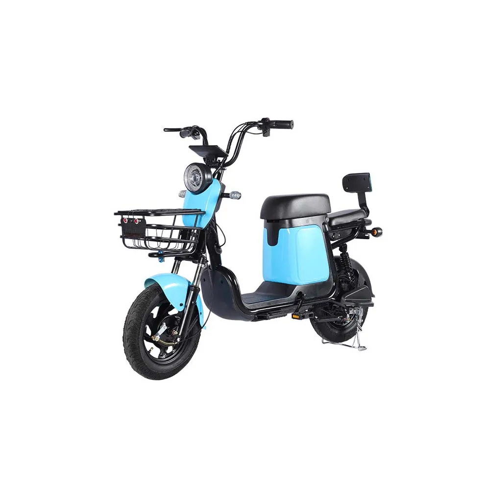 

14 Inch Electric Bicycle 48v Adult Bicycle Portable Walking Dual Damping Brushless Machine Super Long Endurance Convenient