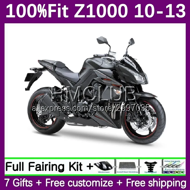 

Инъекция OEM для KAWASAKI NINJA Z 1000 Z1000 Body 69No.6 Z-1000 2010 2011 2012 2013 Z1000SX 10 11 12 13 Обтекатели матовый черный