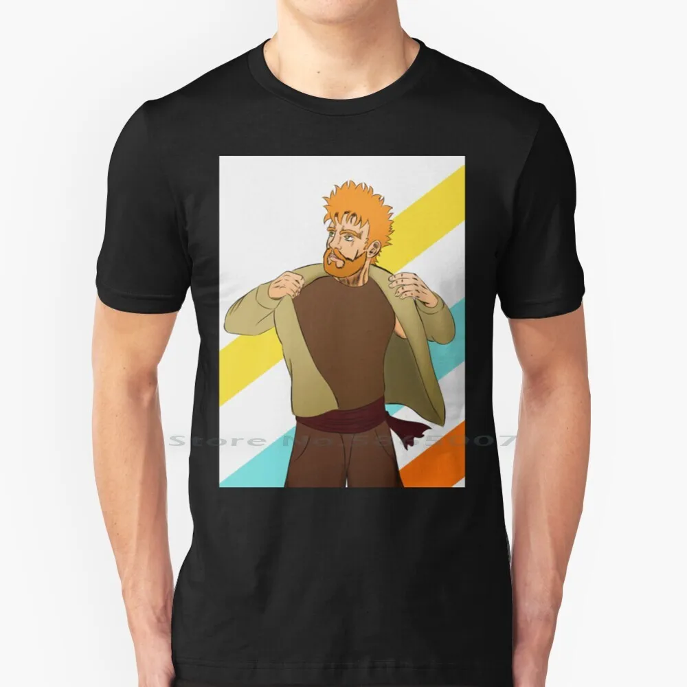 

Hayashi ( Sagas Webtoon ) T Shirt 100% Cotton Comic Curly Hair Cartoon Berserk Manga Berserk Anime Vagabond Manga Bleach Big