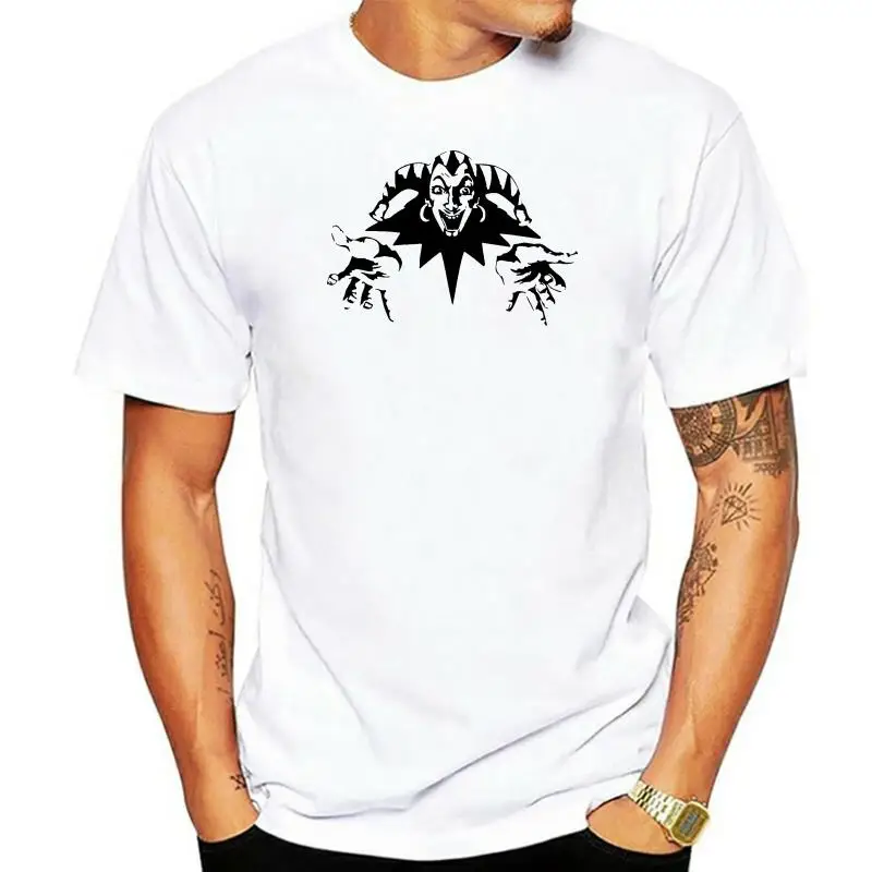 

King and Jester 100% Cotton T-shirts Russian horror punk band Korol i Shut Men Tee Large Short Sleeved Cotton Guys Heavy-2942D
