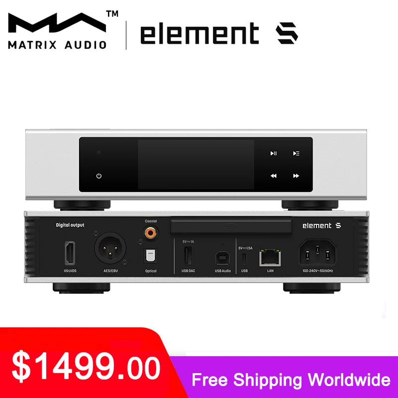 

Матричный элемент S музыкальный стример с USB DAC Roon Ready DLNA/UPnP сетевой плеер