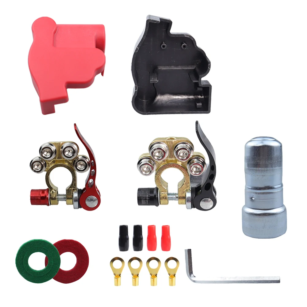 Зажим для проводов положительный отрицательный автомобильный аккумулятор