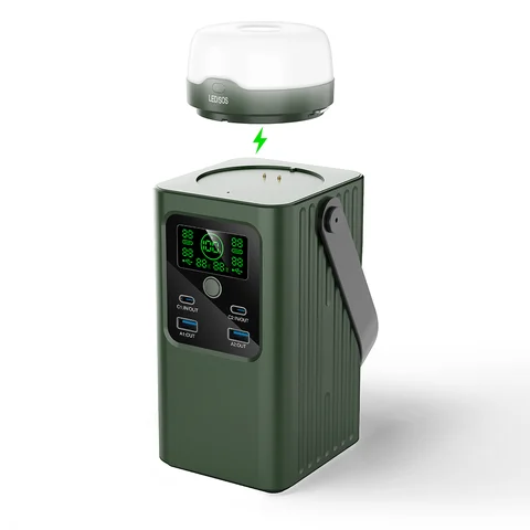 2024 Новый внешний аккумулятор 100 Вт 90 Вт 65 Вт PD Powerbank LiFePO4 со светодиодной подсветкой, фонарик, зарядное устройство для ноутбука, внешний аккумулятор