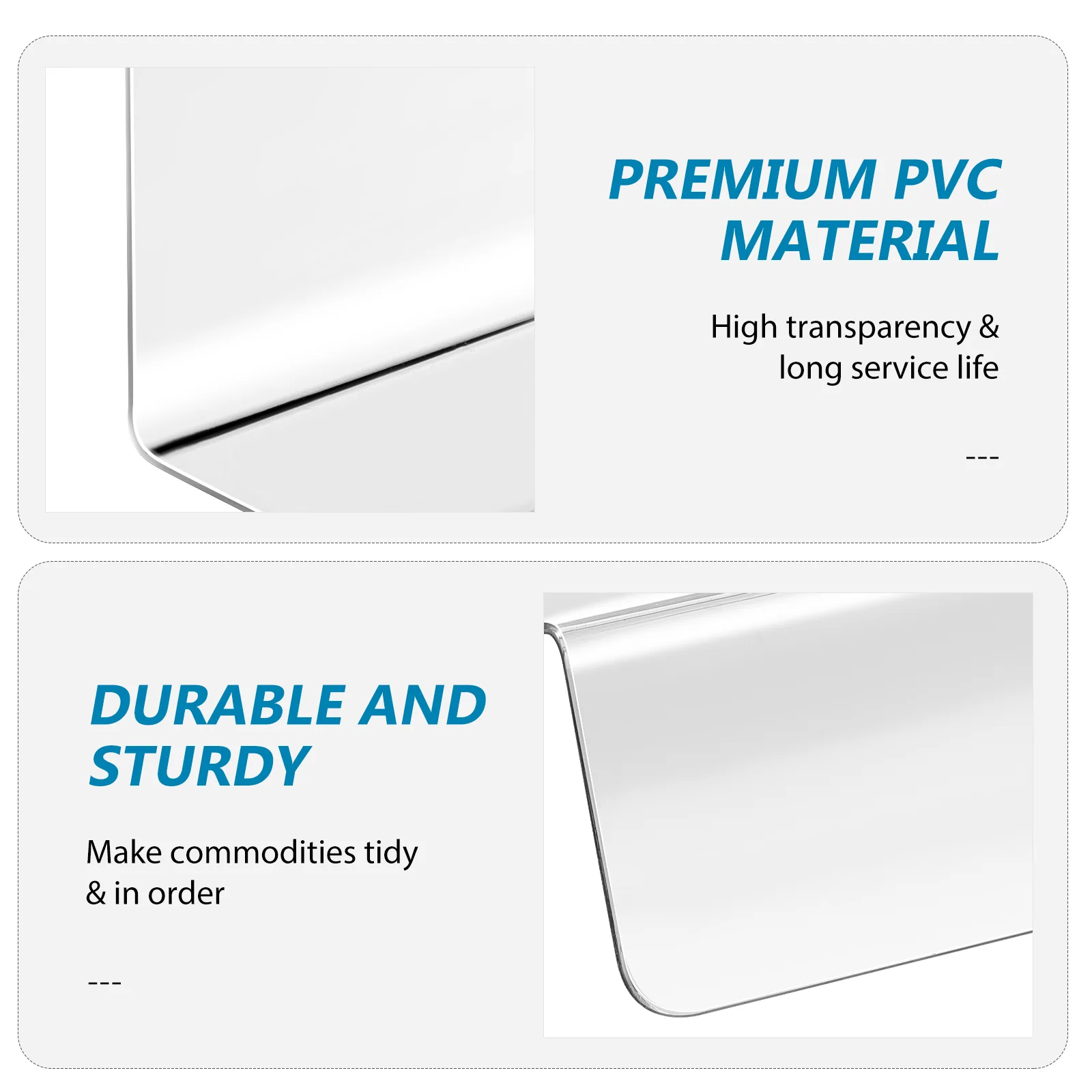 20 шт. перегородка для полки белая книжная полка прозрачная подставка витрины