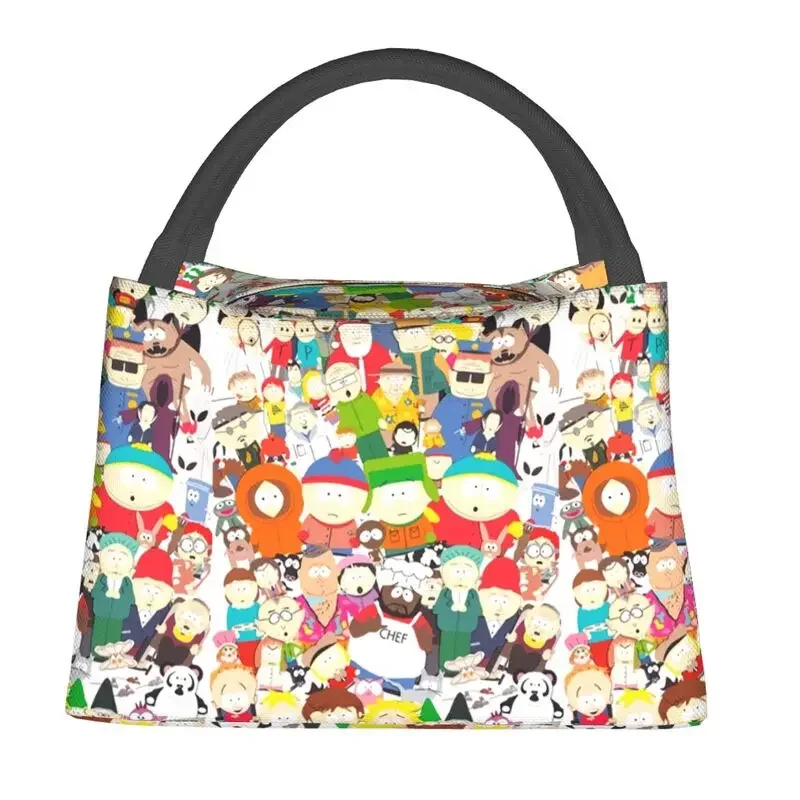 Портативная Сумка Для Обеда Женщин Изолированная Термосумка Пикника С Рисунком