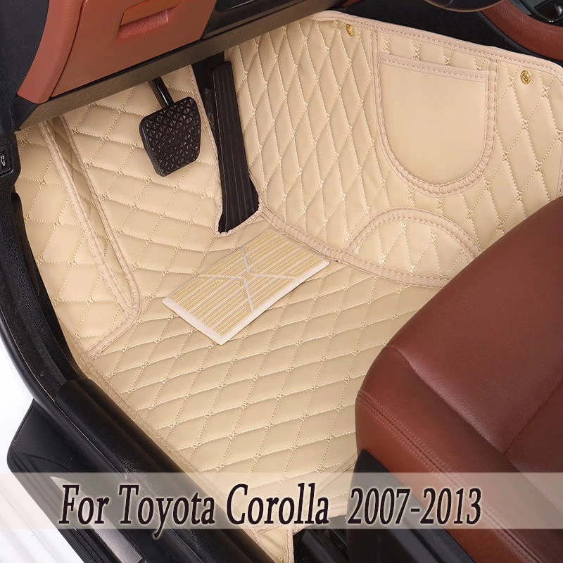 

Для Toyota Corolla 2007 2008 2009 2010 2011 2012 2013 автомобильные коврики кожаные коврики под заказ автомобильные аксессуары для интерьера
