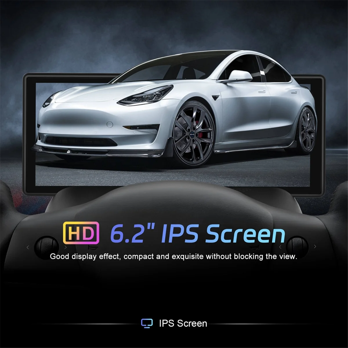 6 2-дюймовый экран приборной панели HUD HD IPS для Tesla Model 3 Y 2017-2023 проекционный дисплей