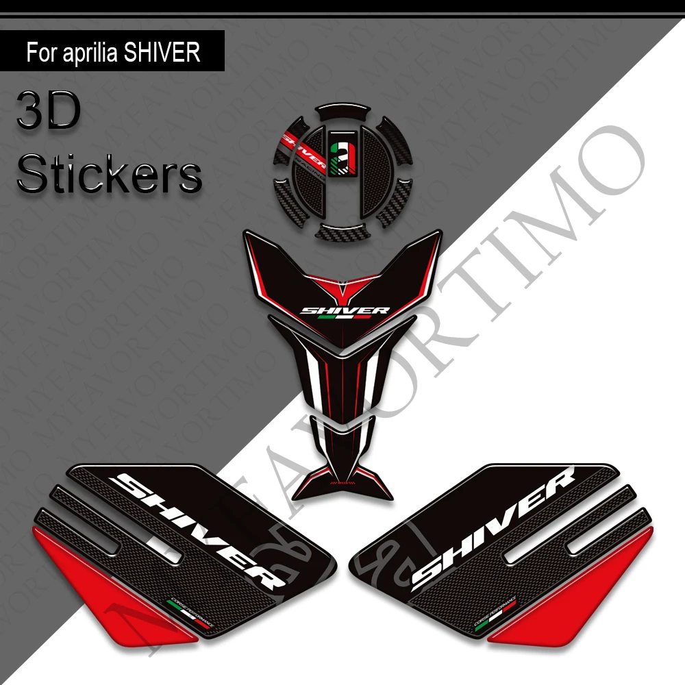 

Мотоцикл для Aprilia 750 900 Shiver, накладка на бак, ручки для газа, мазута, комплект, коленный обтекатель, крышки крыльев, наклейки, защита