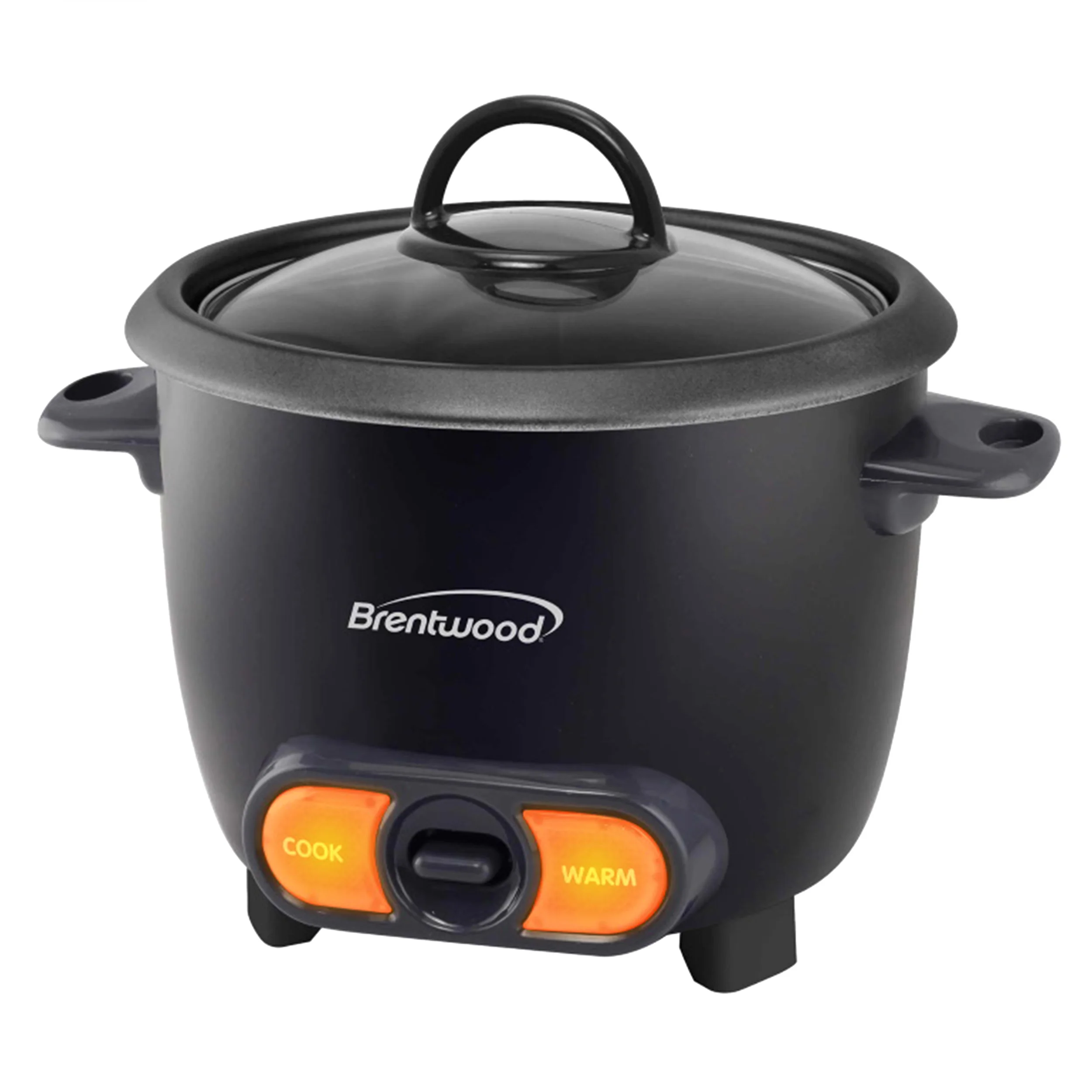 

3 Cup Uncooked/6 Cup Cooked Non Stick Rice Cooker in Black