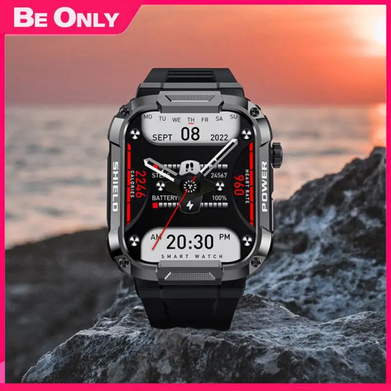 

Hd Large Screen Men's Ladies Multifunctional Watch Three-proof Smart Watch Smart Watch Military Green Smart Products New Style