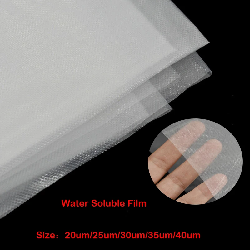 

100X100cm PVA Fiber Water Soluble Embroidery Stabiliser Film Fabric Sewing Craft Supplies Use For Pesticide Packaging Etc