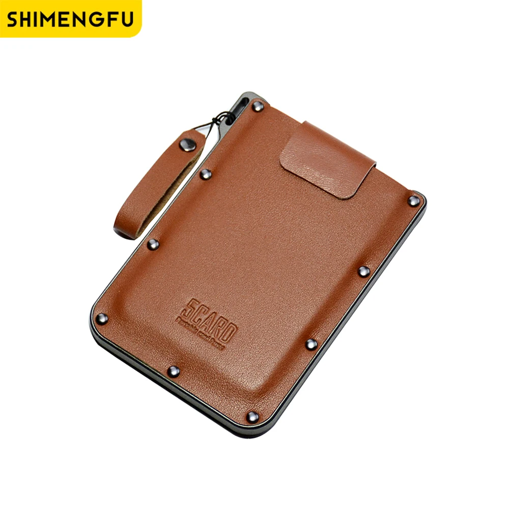 Genuine Leather Card Wallet Short Multi-card Card Holder Money Credit Card Cover Mini Purse for Women Maze Gift Card Holder