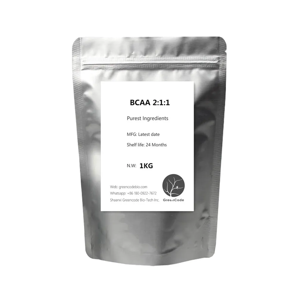 

Factory Supply Branched-Chain Amino Acids Sports Nutrition Supplement BCAA 2:1:1 Powder