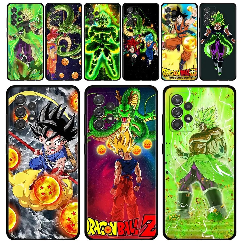 

Drag09ons DBZ Ball Z DBZ Manga Phone Case For Samsung Galaxy A51 A71 A72 A12 A21s A21 A32 A52 A02s A02 5G Cover Silicone Bumper