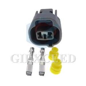 2 Sets 2 Pin Auto Wiring Socket Right Slot Plastic Housing Plug 90980-11149 Car Waterproof Electric Connector 6189-0264