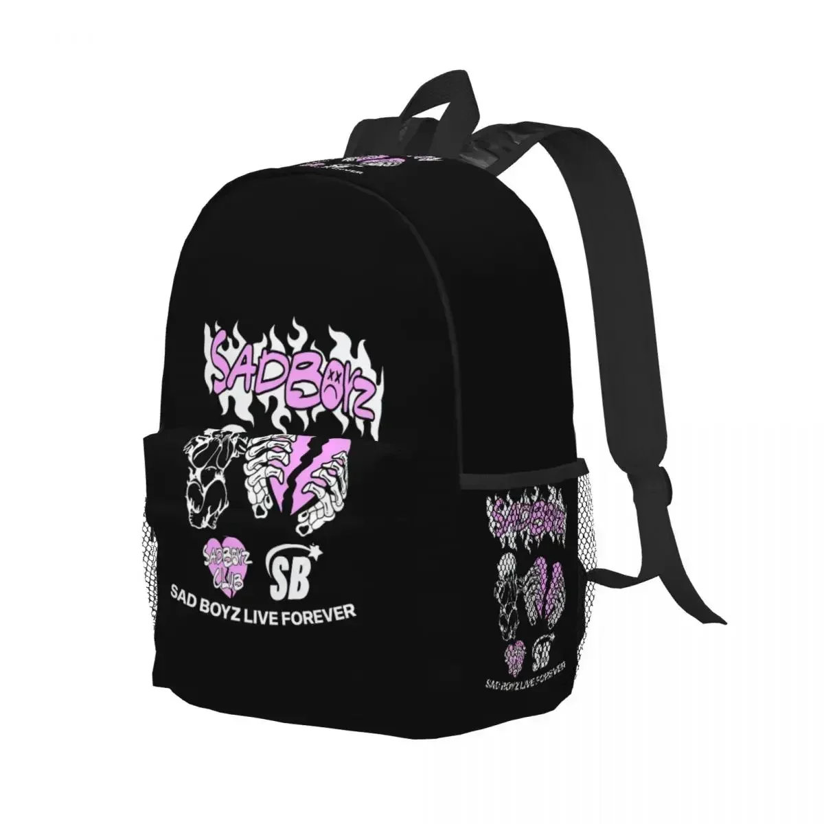 Фото Рюкзак Junior H Merch Sad Boyz для студентов, школьников, мальчиков и девочек, детская школьная сумка, сумка для ноутбука, наплечная сумка для мужчин и женщин №1