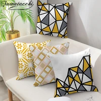 fuwatacchi irregular geometric cushion covers diamond square pillow cases for car bedroom sofa decorative cotton pillows covers