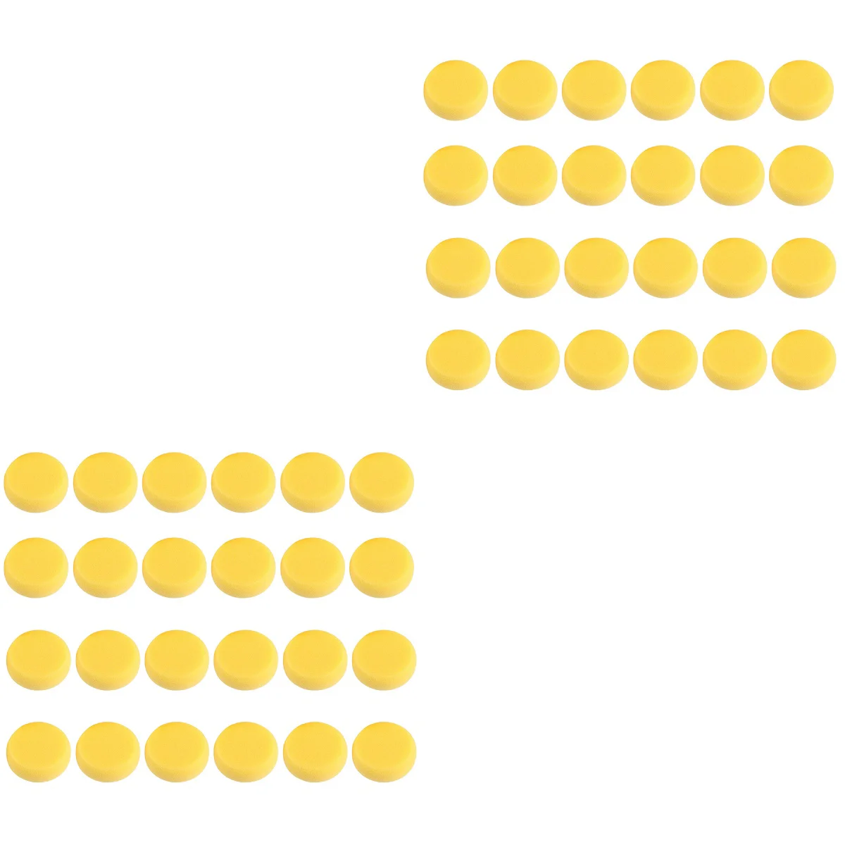 

Sponges Sponge Painting Yellow Round Synthetic Pottery Artist Watercolor Ceramic Learning Circle Stamp Early Kids Graffiti Wall