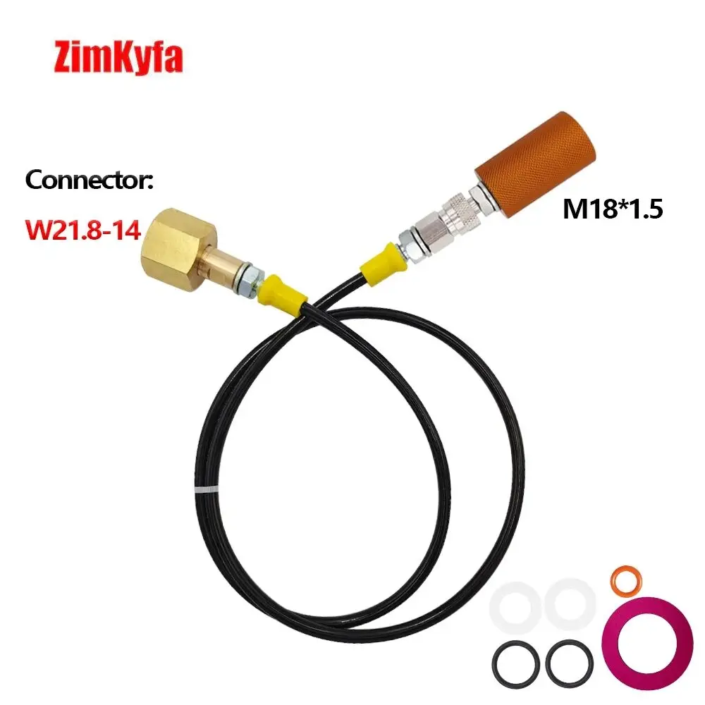 

НОВЫЙ Конвертер газированных клапанов M18 * 1,5 для SodaStream Terra sodawart DUO Tr21-4 Резьбовой Адаптер для внешнего резервуара CO2 набор шлангов