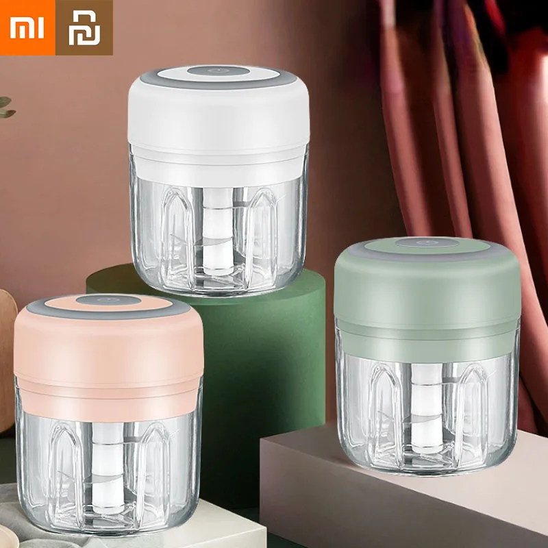 

Электрический пресс для чеснока Xiaomi Youpin 100/250 мл, пресс для чеснока, овощей, Чили, мяса, чеснока, измельчитель, пресс с USB зарядкой, кухонные инс...