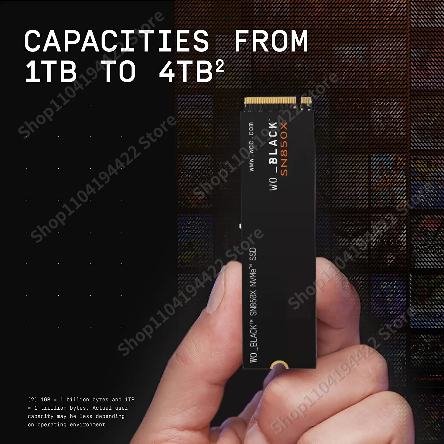 2024 Новый SN850X 8 ТБ 4 2 1 SSD NVMe Внутренний твердотельный накопитель M2 2280 PCIe Gen 0 x Жесткий