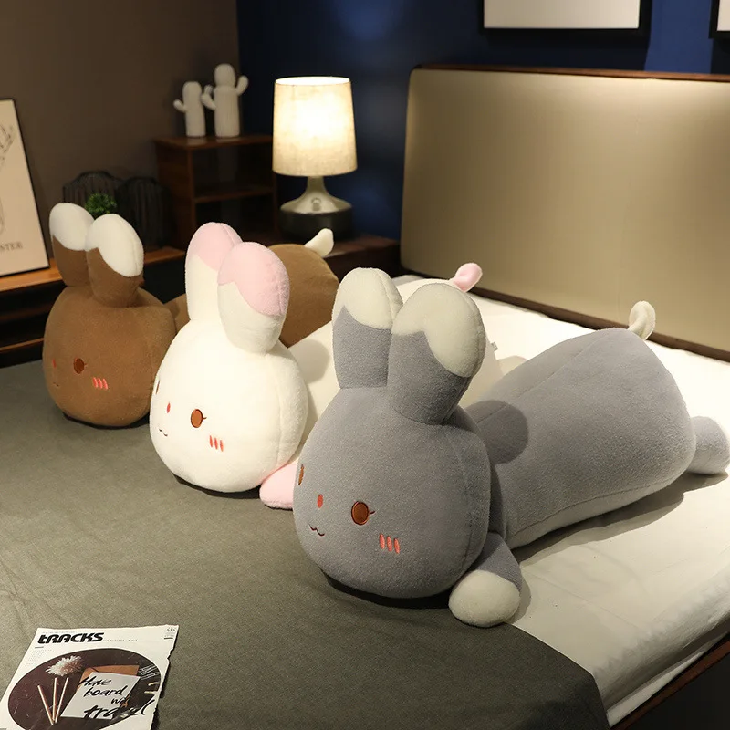 

Kawaii Plushies 35-70cm White Rabbit Plush Toy Girls Sleeping Dolls Cute Soft Lying Bunny Stuffed Animal Birthday Gift for Kids