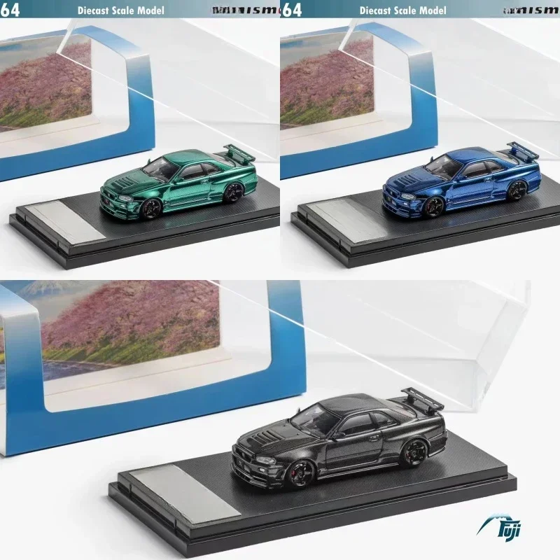 Литая под давлением модель автомобиля FUJI 1:64 Skyline Nismo Z-Tune