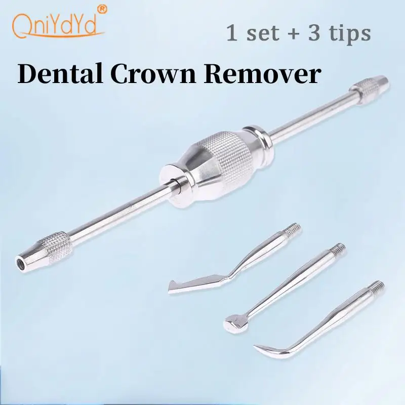

1 Set Dental Crown Remover with 3 Attachments Dental Crown Dentist Lab Equipment